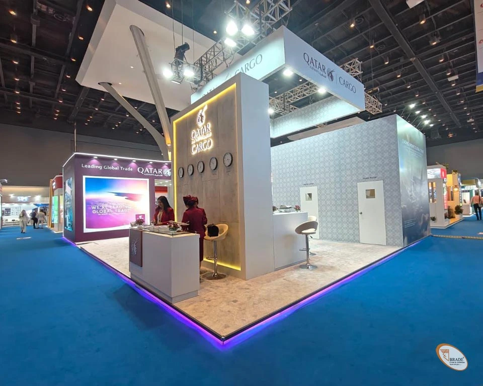 Qatar Airways Exhibition stand and fabrication